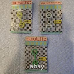 Vintage Swatch Women Men Wrist Watch Guards X3! New Old Stock