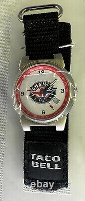 Vintage Taco Bell Champs Wrist Watch Brand New Old Stock