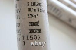 Vintage Thibaut Chinoiserie Black & White Wallpaper -NOS Lot of Six Double Rolls