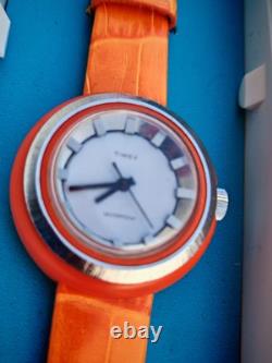 Vintage Tiimex Watch Ufo Flying Disc 1970's New Old Stock Working Perfectly