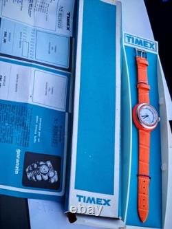 Vintage Tiimex Watch Ufo Flying Disc 1970's New Old Stock Working Perfectly