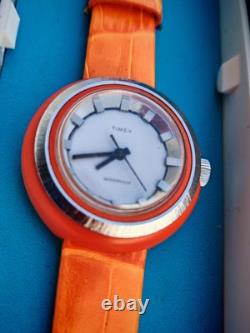 Vintage Tiimex Watch Ufo Flying Disc 1970's New Old Stock Working Perfectly