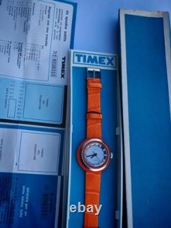 Vintage Tiimex Watch Ufo Flying Disc 1970's New Old Stock Working Perfectly