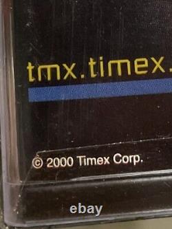Vintage Timex TMX Grip Clip Watch Yellow Tomb Raider Lara Croft NEW NOS Sealed