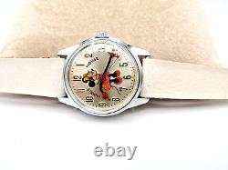 Vintage Ultra Rare 1970 New Old Stock Helbros Walt Disney Minnie Mouse Watch