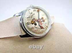 Vintage Ultra Rare 1970 New Old Stock Helbros Walt Disney Minnie Mouse Watch