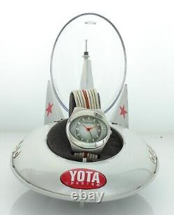 Vintage Unusual Space YOTA Watch Timepiece New Old Stock ALL STAINLESS YSLA12C