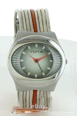 Vintage Unusual Space YOTA Watch Timepiece New Old Stock ALL STAINLESS YSLA12C