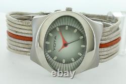Vintage Unusual Space YOTA Watch Timepiece New Old Stock ALL STAINLESS YSLA12C