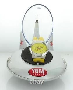 Vintage Unusual Space YOTA Watch Timepiece New Old Stock ALL STAINLESS YSLA18MF