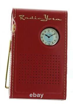 Vintage Unusual Transistor Watch RADIO YOTA Timepiece New Old Stock YRLA30A DATE