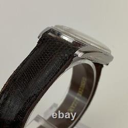 Vintage Voltaire Mens Watch 1950's Automatic Date Patina Dial NOS Lizard Strap