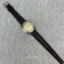 Vintage Voltaire Mens Watch 1950's Automatic Date Patina Dial NOS Lizard Strap