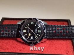 Vintage WEDGEFIELD DIVER, Cal. Lorsa P75A, 17J, NOS Tropic Band, Ca. 1960s, Working