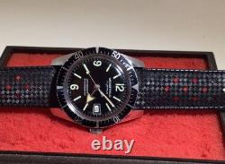 Vintage WEDGEFIELD DIVER, Cal. Lorsa P75A, 17J, NOS Tropic Band, Ca. 1960s, Working