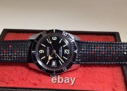 Vintage WEDGEFIELD DIVER, Cal. Lorsa P75A, 17J, NOS Tropic Band, Ca. 1960s, Working