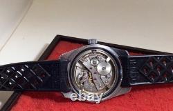 Vintage WEDGEFIELD DIVER, Cal. Lorsa P75A, 17J, NOS Tropic Band, Ca. 1960s, Working