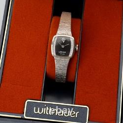 Vintage WITTNAUER Diamond Womens Watch New Old Stock with Original Box Running