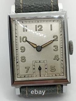 Vintage WWII TANK watch WB Cal. EB 2075 WORKING NOS Check? It! Germany Made