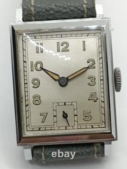 Vintage WWII TANK watch WB Cal. EB 2075 WORKING NOS Check? It! Germany Made