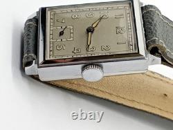 Vintage WWII TANK watch WB Cal. EB 2075 WORKING NOS Check? It! Germany Made