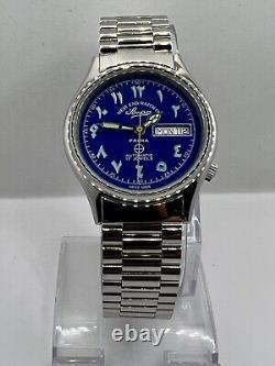 Vintage West End Watch Co Sowar Prima NOS Arabic Day/Date Men's Automatic Watch