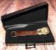 Vintage Wittnauer Swiss Gold Tone Nashville Guitar Watch in box new old stock