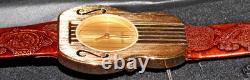 Vintage Wittnauer Swiss Gold Tone Nashville Guitar Watch in box new old stock