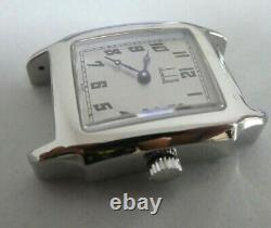 Vintage dunhill mens wrist watch manual NOS eta 2660 Stainless Steele 36mm x 26m