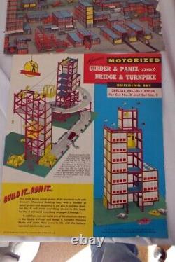 Vtg 1960 Kenners Motorized Girder Panel Building Set Brochures NEW OLD STOCK No8
