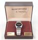 Vtg Men's 70s NOS Silver & Black Quartzmatic Solid State Digital Watch In Box