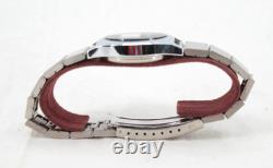 Vtg Men's 70s NOS Silver & Black Quartzmatic Solid State Digital Watch In Box