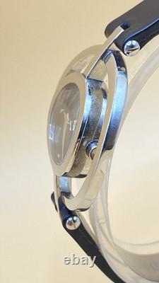 Vtg NEW OLD STOCK Alfex Women's Quartz Cocktail Watch Silver Tone Julia Hou