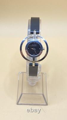 Vtg NEW OLD STOCK Alfex Women's Quartz Cocktail Watch Silver Tone Julia Hou