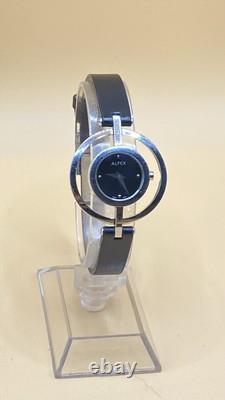Vtg NEW OLD STOCK Alfex Women's Quartz Cocktail Watch Silver Tone Julia Hou