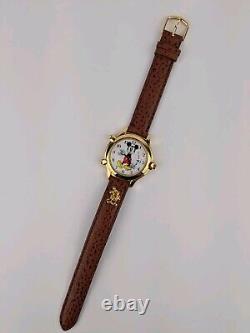 Vtg NEW OLD STOCK Lorus Disney Mickey Mouse Watch Dancing Hands NOS Chime/Alarm