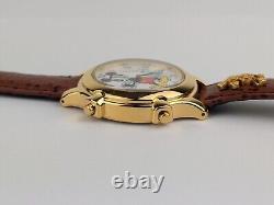 Vtg NEW OLD STOCK Lorus Disney Mickey Mouse Watch Dancing Hands NOS Chime/Alarm