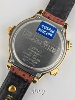 Vtg NEW OLD STOCK Lorus Disney Mickey Mouse Watch Dancing Hands NOS Chime/Alarm