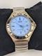 Vtg NEW OLD STOCK Lorus Fusion Analog Watch Blue Crystal Y2k Rare NOS