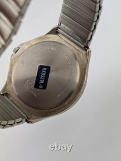 Vtg NEW OLD STOCK Lorus Fusion Analog Watch Blue Crystal Y2k Rare NOS