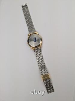 Vtg NEW OLD STOCK Lorus Gold Tone Quartz Analog Watch 35mm Men's V501-8B60