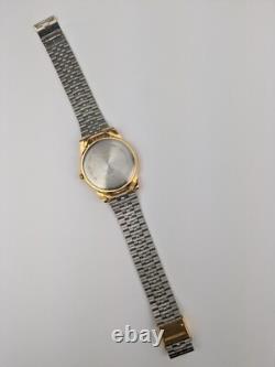 Vtg NEW OLD STOCK Lorus Gold Tone Quartz Analog Watch 36mm Men's V501-9A80