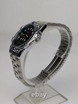 Vtg NEW OLD STOCK Lorus Silver Tone Quartz Ana Digi Watch 37mm Men's V041-6200
