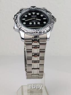 Vtg NEW OLD STOCK Lorus Silver Tone Quartz Ana Digi Watch 37mm Men's V041-6200