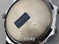 Vtg NEW OLD STOCK Lorus Silver Tone Quartz Ana Digi Watch 37mm Men's V041-6200
