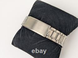 Vtg NEW OLD STOCK Lorus Steel Watch 50m NOS Rare V732-0K90 Blue Dial
