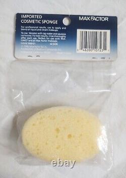 Vtg RARE 1986 Max Factor Imported Cosmetic Sponge NEW OLD STOCK Made In Japan
