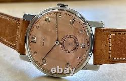 Vtg Rolex Marconi Cal 59 Nos, Old Stock Beige Dial Stainlesssteel From 1940 #0053