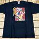 Vtg Y2K New Old Stock Black Bakuten Burst Angel Anime Graphic T-Shirt Men's XL