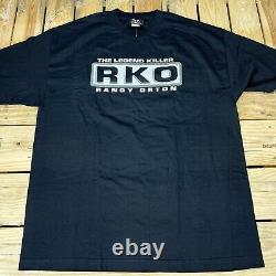 Vtg Y2K New Old Stock Randy Orton Legend Killer Black Graphic T-Shirt Men's XL